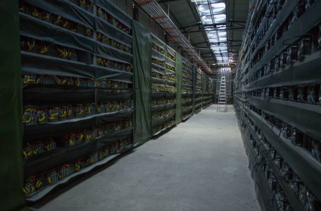 Mining rig showcasing advanced technology